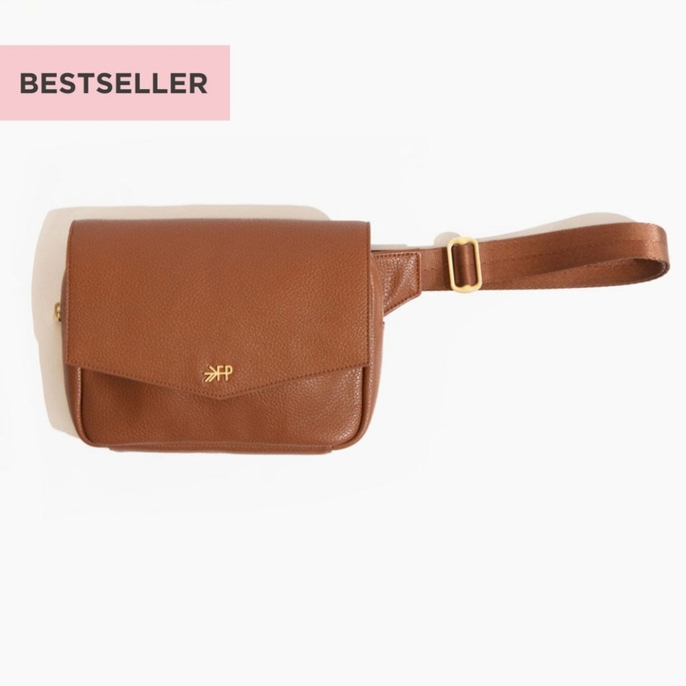 Freshly Picked Cognac Classic Park Pack – Vegan Leather Crossbody